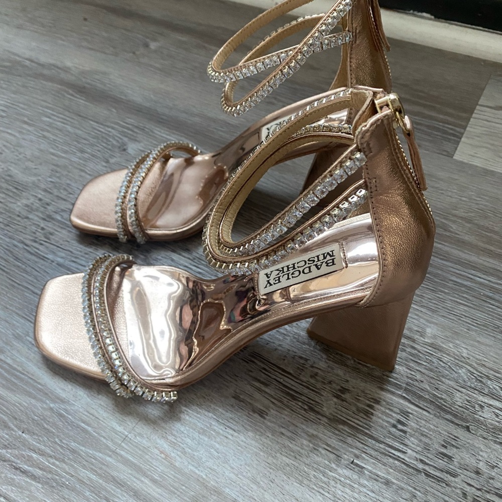 Badgley Mischka Lillie Block Heels from Anthropologie